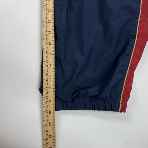 VTG Reebok Track Pants Mens XL Blue Windbreaker Jersey Lined Relaxed Tapered Y2K - Picture 7 of 11